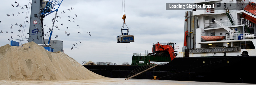 Load slag for Brazil