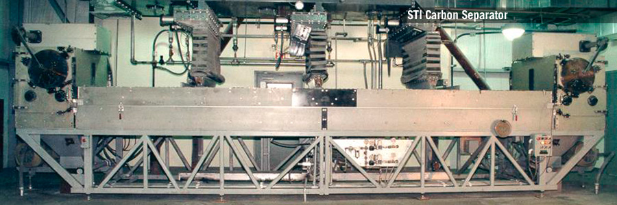 STI carbon removal separator processing unit