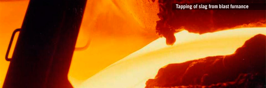 blast furnace slag tapping